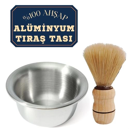 Transformacion 12+2 Adet Draco Ahşap Tıraş Fırçası Ve Tas Seti