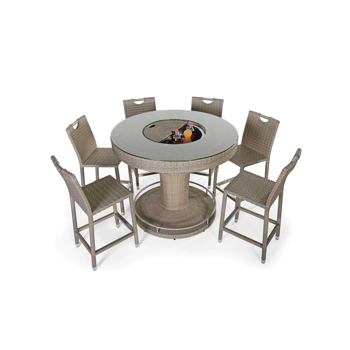 Br 001 Rattan Bar Masa Takımı
