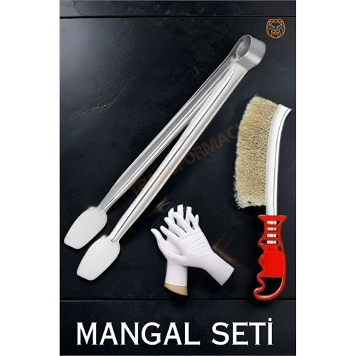 Transformacion 12+2 Set Mangal Seti Maşa Fırça Eldiven