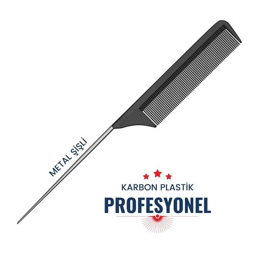 Transformacion 12+2 Adet Krepe Tarağı Metal Şişli Absolute Profesyonel