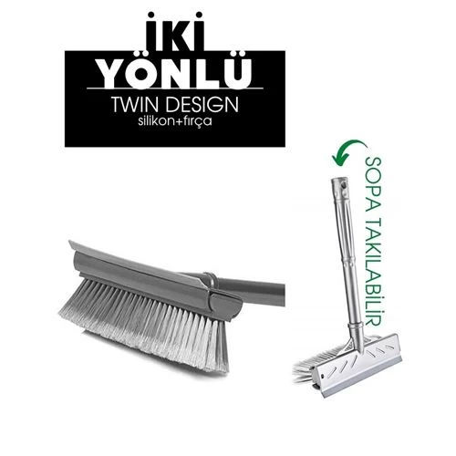 Transformacion 12+2 Adet Kauçuklu Cam Çek-Çek Fırça