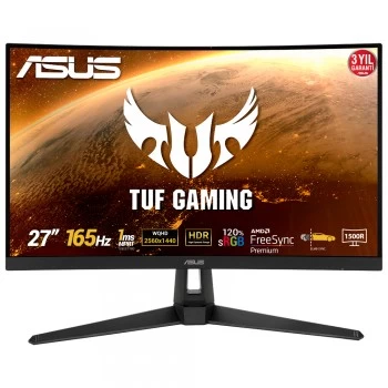 27 Asus Vg27wq1b Wqhd Ips 165hz 1ms Hdmi Dp Gaming