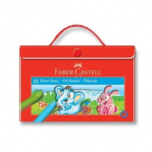 Faber Castell Çantalı Pastel Boya 18 Renk