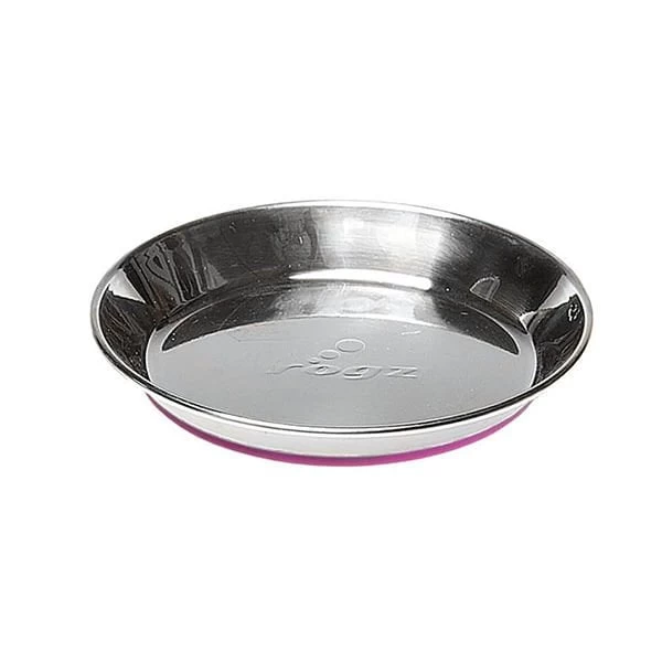 Rogz Catz Bowlz Anchovy Kaymaz Taban Çelik Kedi Mama Ve Su Kabı Pembe 200 Ml