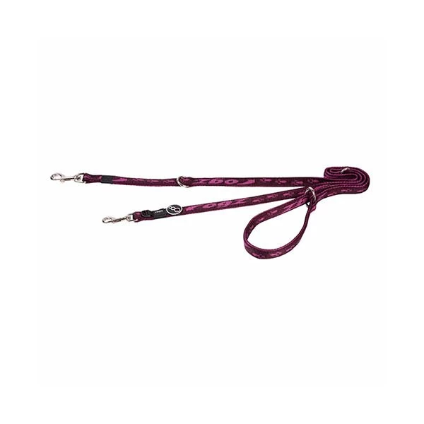 Rogz Alpinist Multilijn Köpek Göğüs Tasması Kayışı Mor Xlarge 2.5x180 Cm
