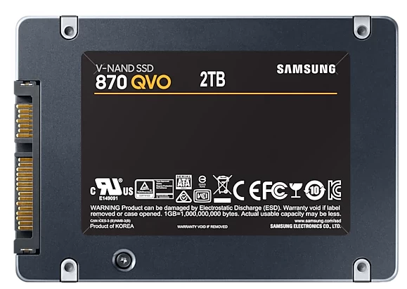 2tb Samsung 870 560/530mb/s Qvo Mz-77q2t0bw Ssd