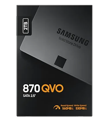 2tb Samsung 870 560/530mb/s Qvo Mz-77q2t0bw Ssd