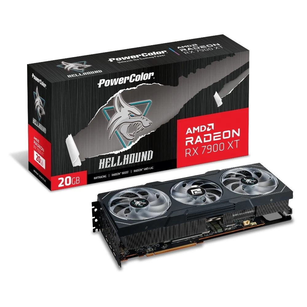 Powercolor Hellhound  Rx7900xt 20g-l/oc 20gb Gddr6 320bit