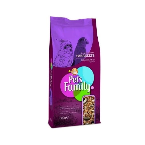 Pets Family Paraket Yemi 800 Gr
