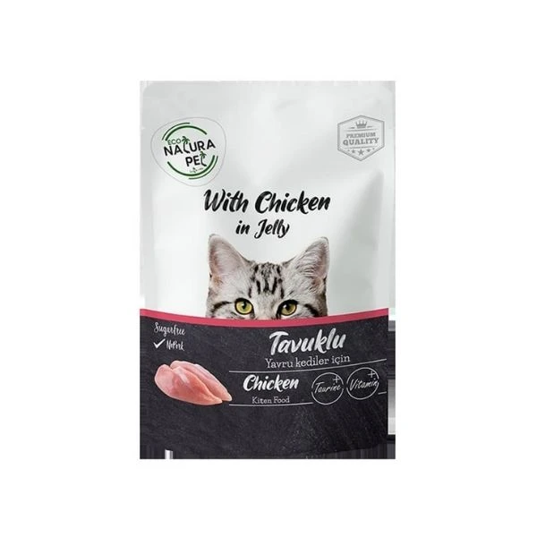 Eco Natura Pet Tavuklu Yavru Kedi Konservesi Pouch 85 Gr
