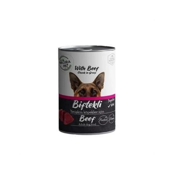Eco Natura Pet Biftekli Yetişkin Köpek Konservesi Gravy 400 Gr