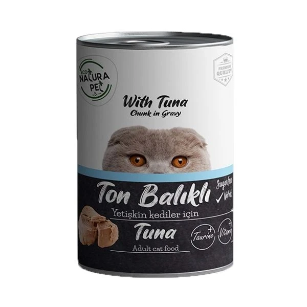 Eco Natura Pet Ton Balıklı Yetişkin Kedi Konservesi Gravy 400 Gr