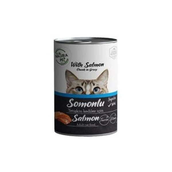 Eco Natura Pet Somonlu Yetişkin Kedi Konservesi Gravy 400 Gr