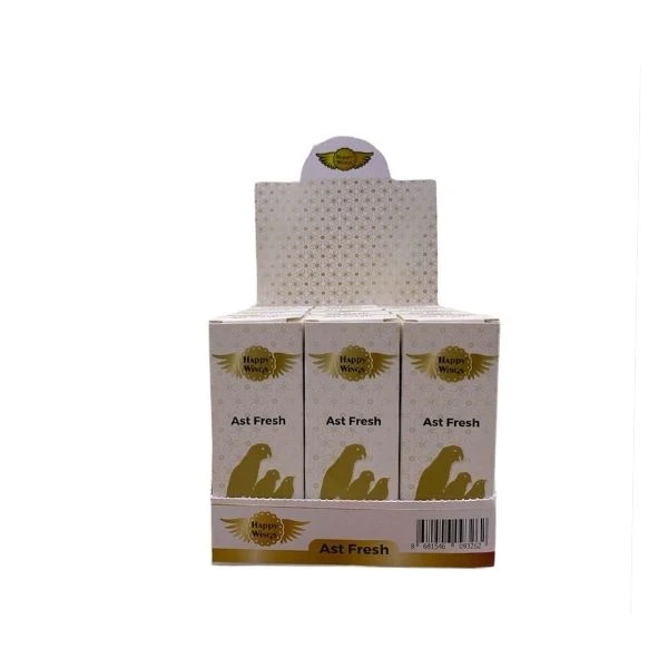 Happy Wings 30 Cc Bird Ast Fresh Cam Şişe (12) (kuş Astım Için Premiks)