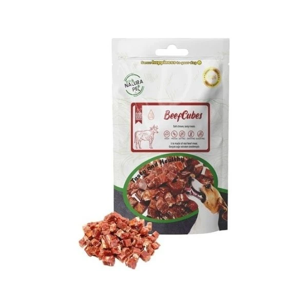 Eco Natura Beef Cubes Biftekli Yumuşak Küp Köpek Ödül Maması 100 Gr