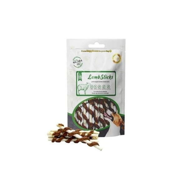 Eco Natura Pet Lamb Sticks Kuzu Sargılı Stick Kemik Köpek Ödülü 100 Gr