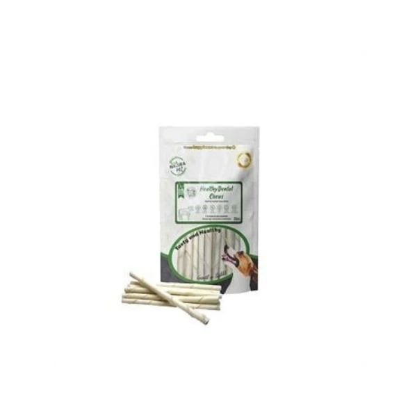 Eco Natura Pet Healty Dental Chews Beyaz Burgu Kemik 13 Cm 25'li 150 Gr