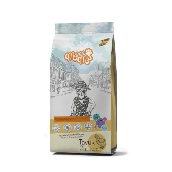 Mamamia Tavuklu Yetişkin Kedi Maması 15 Kg