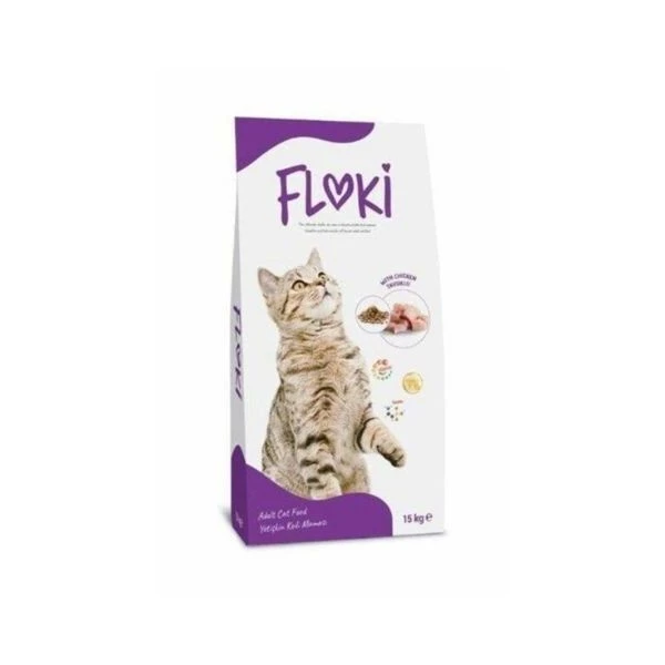 Floki Tavuklu Yetişkin Kedi Maması 15 Kg