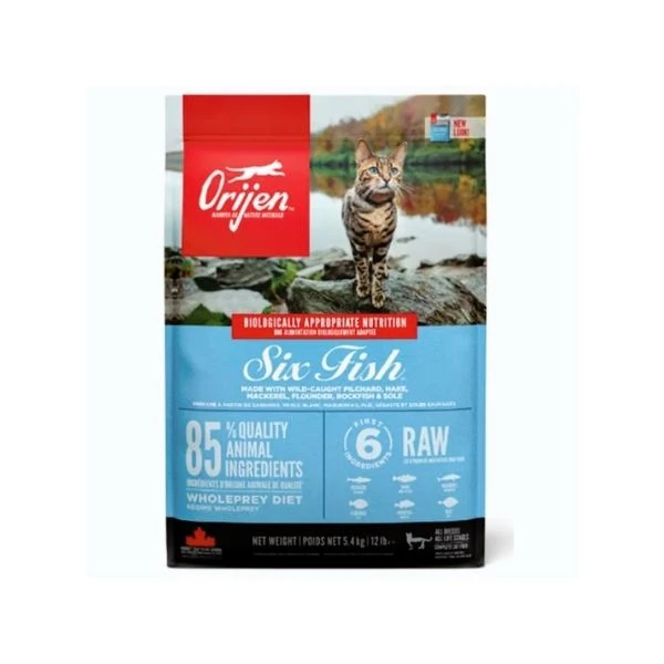 Orijen 6 Fish 6 Balıklı Tahılsız Kedi Maması 1,8 Kg