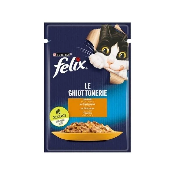 Felix Tavuklu Yetişkin Kedi Konservesi Pouch 85 Gr