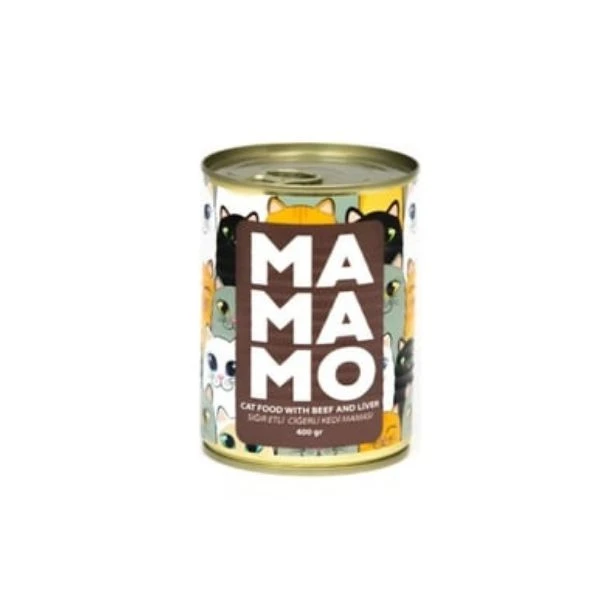 Mamamo Sığır Etli Ciğerli Kedi Maması 400 Gr