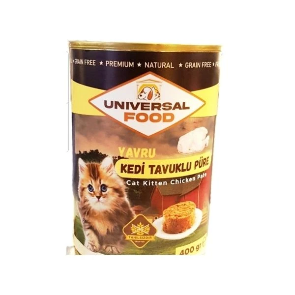 Unıversal Food Yavru Kedi Tavuklu Püre 400 Gr