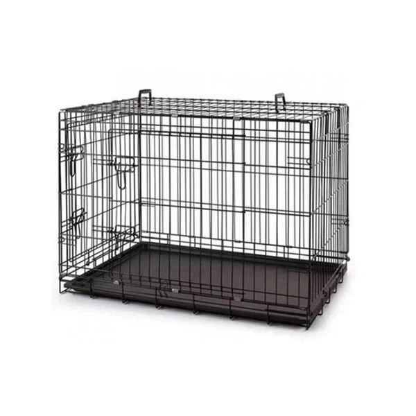 Aqua Boutique Metal Kedi Ve Köpek Kafesi Siyah 60x40x48 Cm