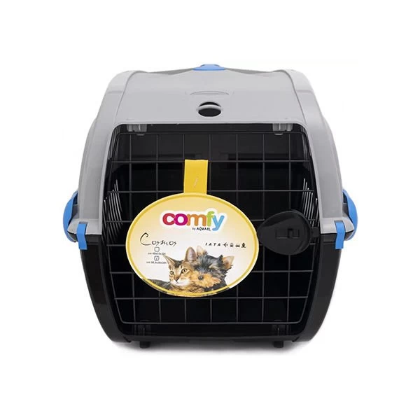 Aquael Comfy Transparent Cosmos Küçük Irk Köpek Ve Kedi Taşıma Çantası Gri/siyah 58x38x38.5 Cm
