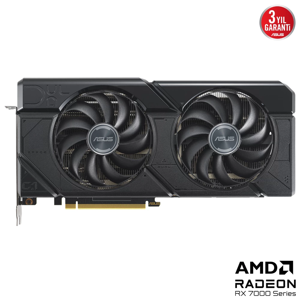 Asus Dual-rx7700xt-o12g Rx 7700 Xt 12gb Gddr6 Hdmi Dp 192bİt