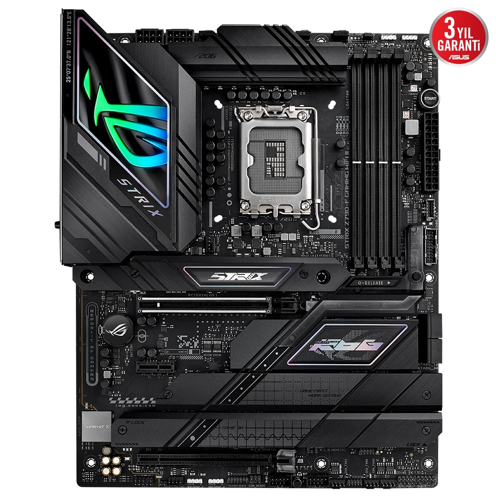 Asu Rog Strix Z790-f Gaming Wifi Ii Ddr5 Dp Hdmi 5xm2 Usb3.2 Wİfİ Atx 1700p