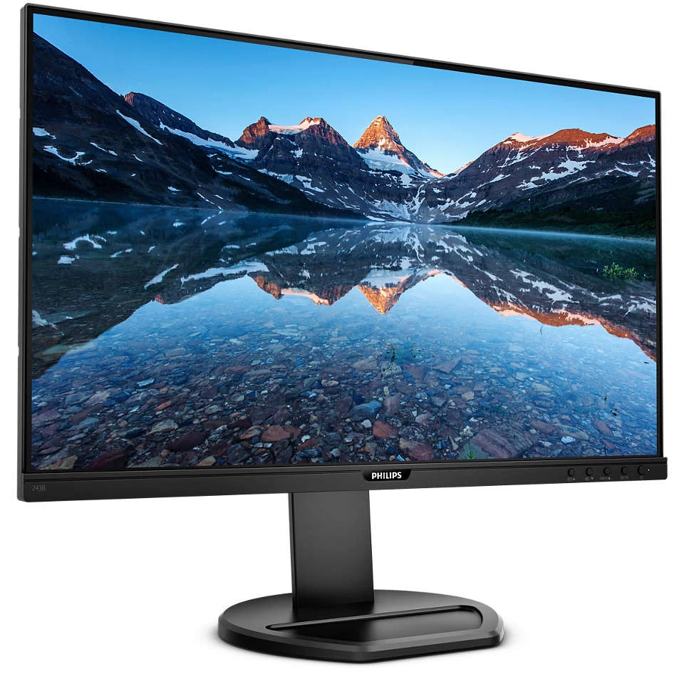 23.8 Philips 243b9 Ips Fhd 4ms 75hz Vga Dp Hdmi