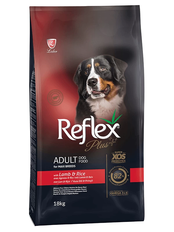 Reflex Plus Orta Ve Büyük Irk Kuzu Etli Yetişkin Köpek Maması 18 Kg