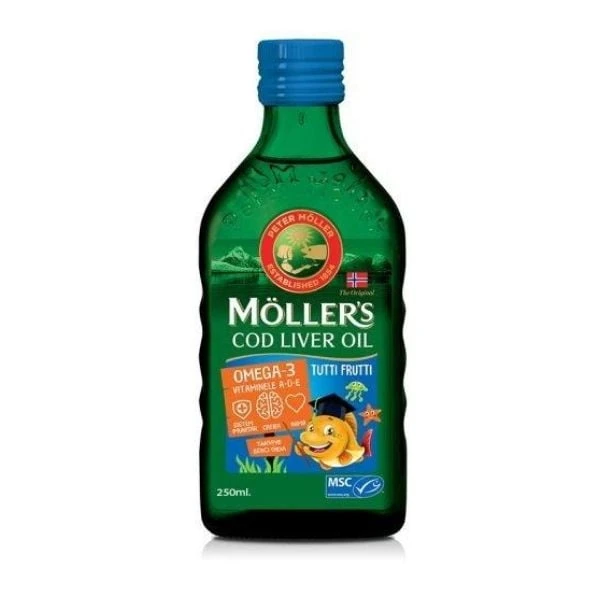Möllers  Omega-3 Balık Yağı Sıvı Formu 250 Ml