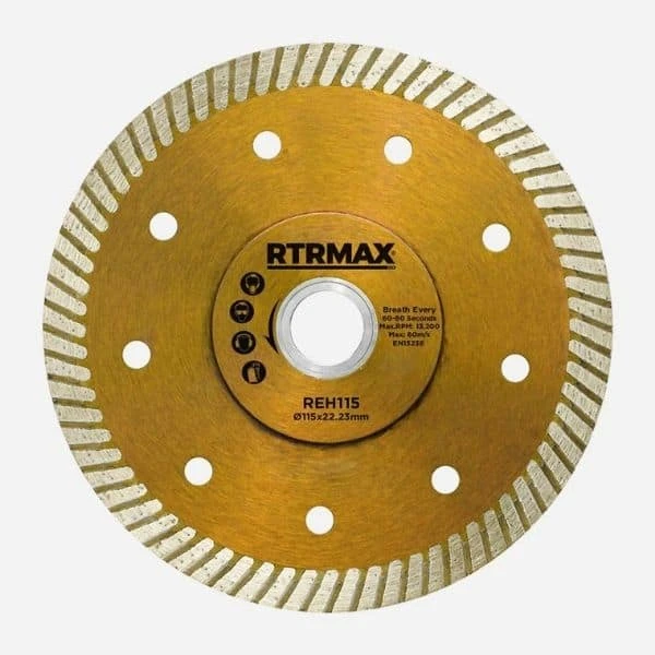 Rtrmax Çapaksız Turbo Kesim Elmas Testere Reh115