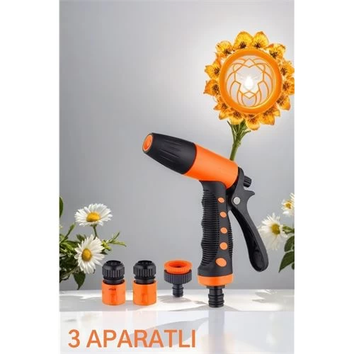 Transformacion Sulama Tabancası Seti Basınçlı 3 Aparatlı  720118
