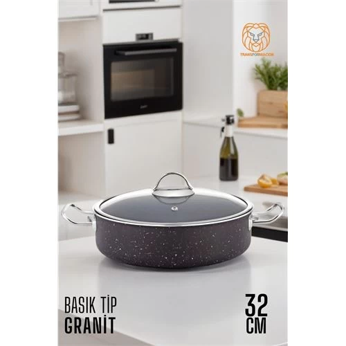 Transformacion Granit Döküm Basık Tencere 32 Cm 720307