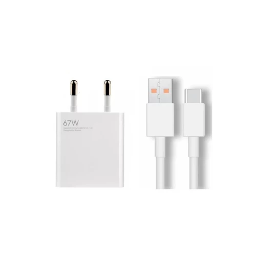 Xiaomi Turbo Xiaomi 67w Orijinal Şarj Aleti + Type-c Kablo