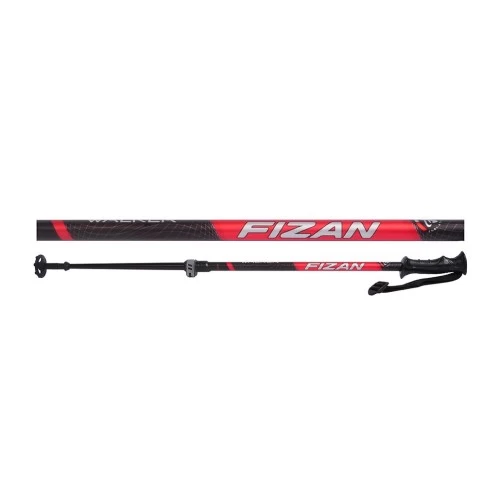 Fizan Walker 2 Section Çiftli Pole Baton-kirmizi