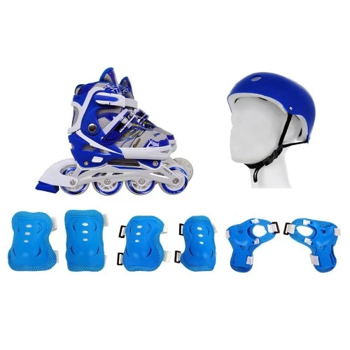 Xslide Inline Paten Set-mavİ