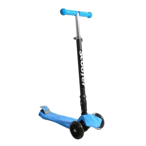 Xslide Işıklı Tekerlekli Scooter-mavİ