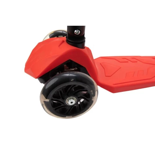 Xslide Işıklı Tekerlekli Scooter-kirmizi