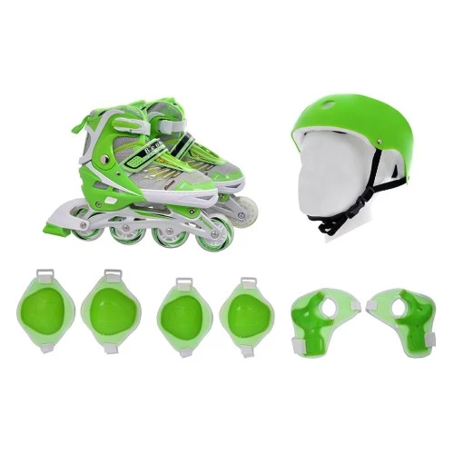Xslide Inline Paten Set-yeŞİl