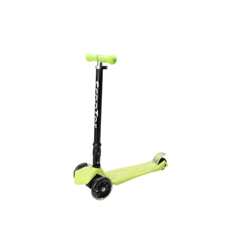 Xslide Işıklı Tekerlekli Scooter-yeŞİl