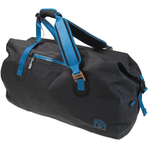 Jr Gear Roll Top Vinyl Duffel Su Geçirmez Spor Çanta 65 Litre-sİyah-mavİ