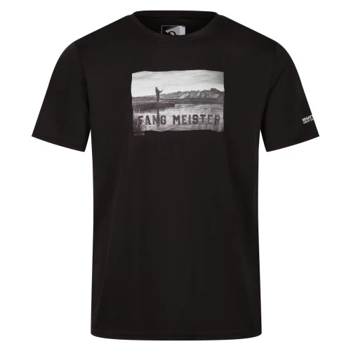 Regatta Fingal Slogan Ii Erkek T-shirt-sİyah