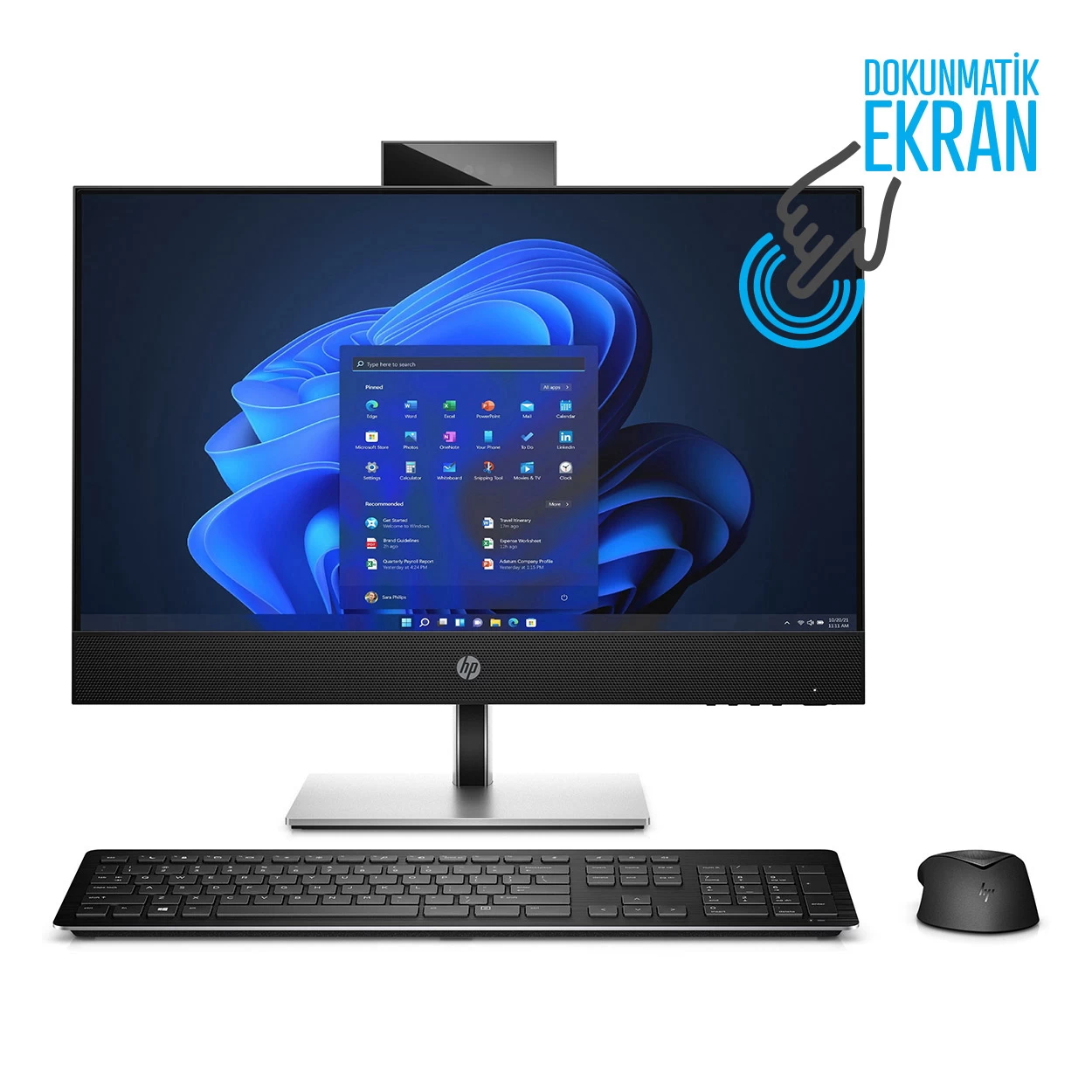Hp Proone 440 G9 6d394ea Aio I5-12500t 8gb 512gb Ssd 23.8" Touch Fdos All In One Bilgisayar