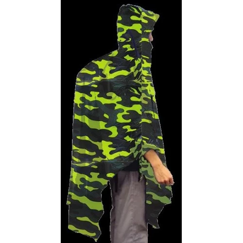 Jr Gear Poncho Unisex Panço Yağmurluk-kamuflaj