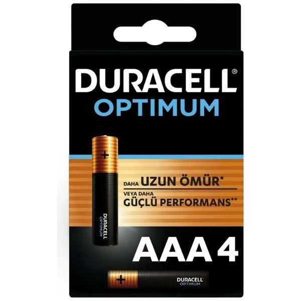 Duracell Optimum Aaa Alkalin Pil 4’lü Paket