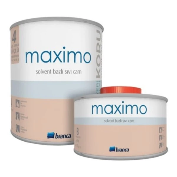 Bianca Maximo Solvent Bazlı İpek Mat Sıvı Cam 500 Ml